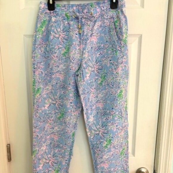 Lilly Pulitzer Linen Pants Size Medium - Picture 1 of 5